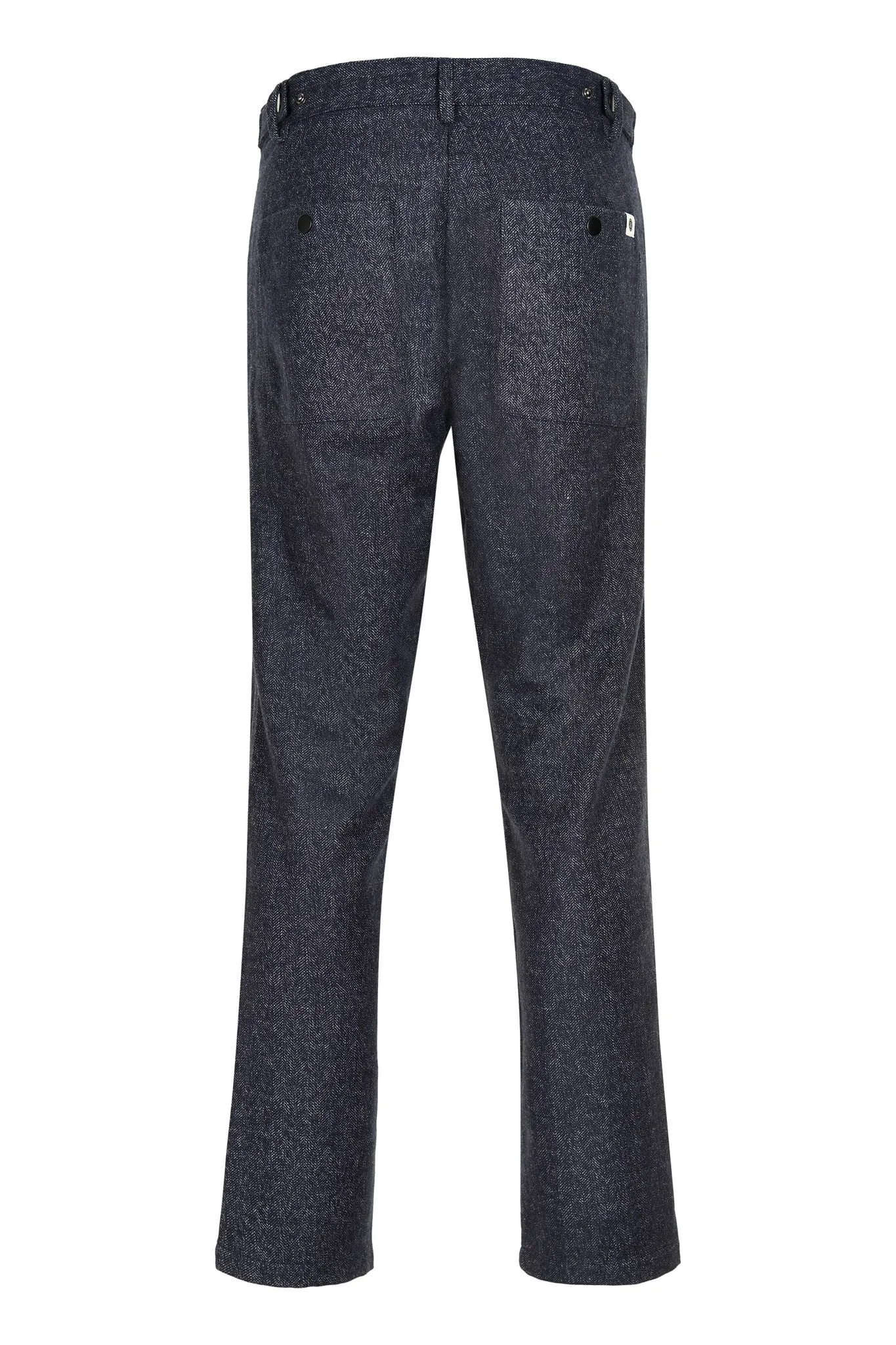AKJOHN HERRING BONE PANTS - Sky Captain