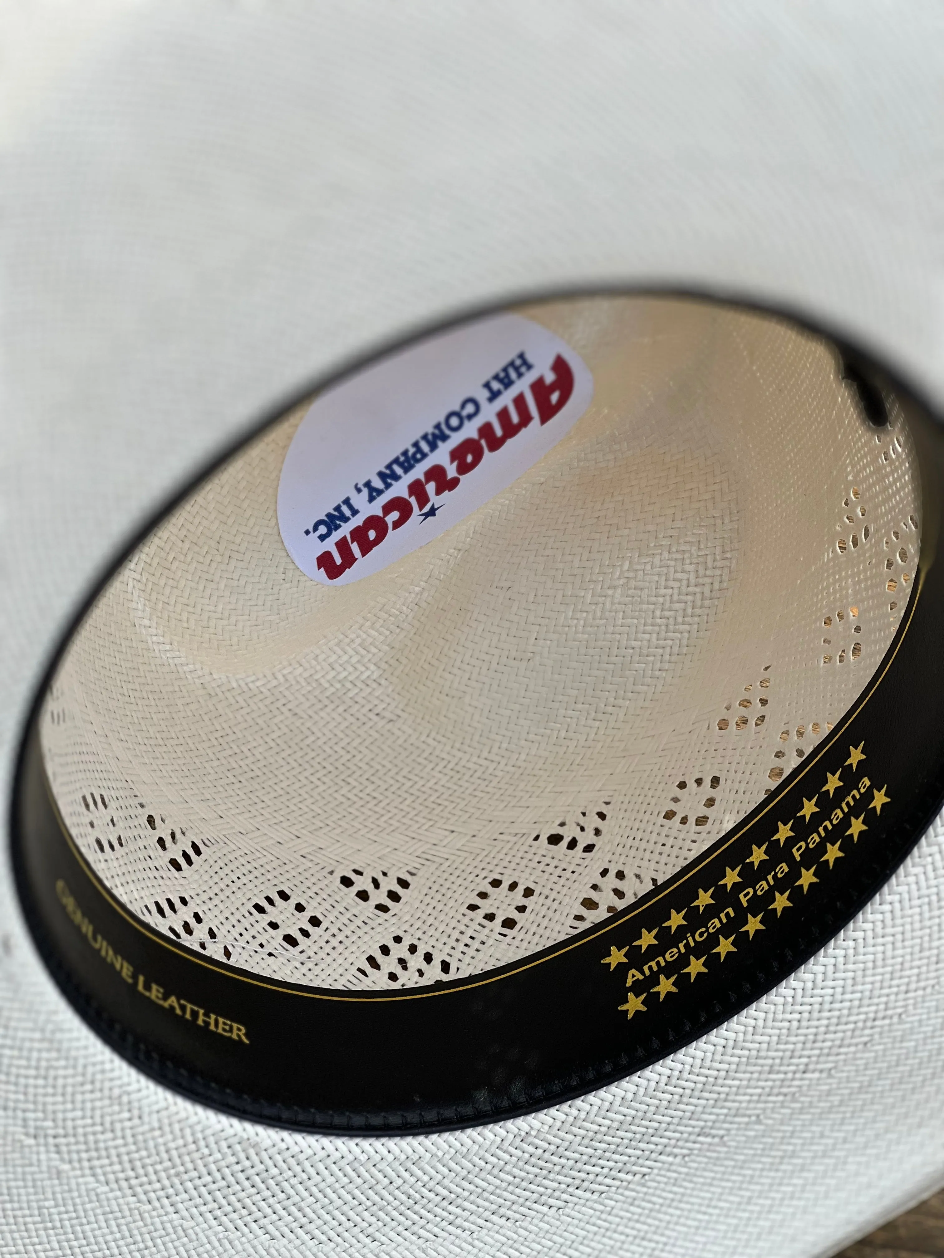 American Hat Co. Straw #8500 Crown: Minnick Brim: 4" CHL Trim: 2 CAHS