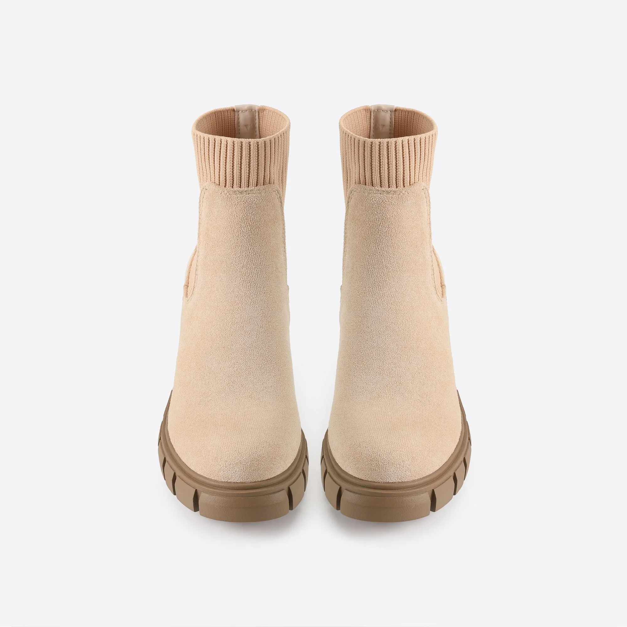 binfenxie- Women British Style Block Martin Boots