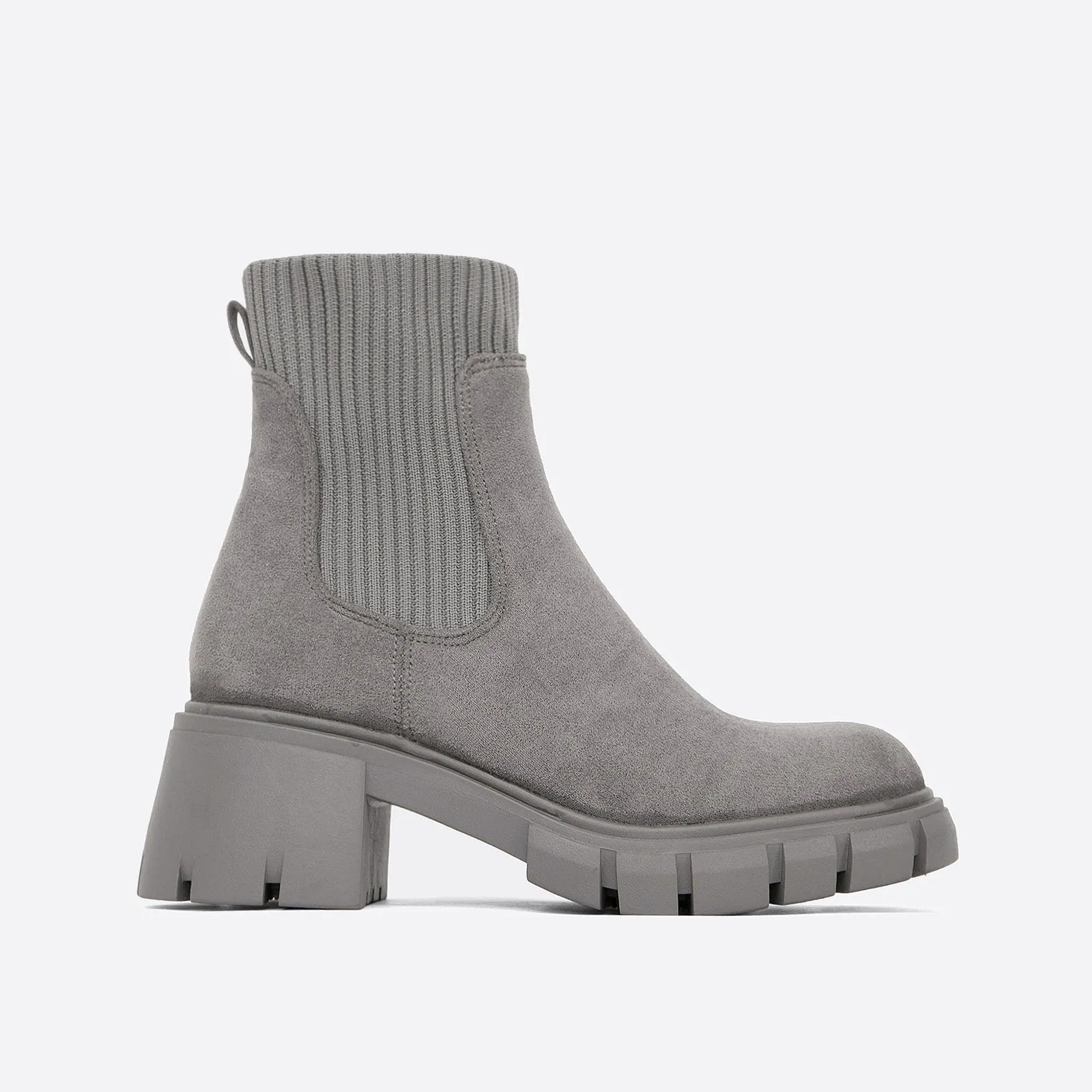 binfenxie- Women British Style Block Martin Boots