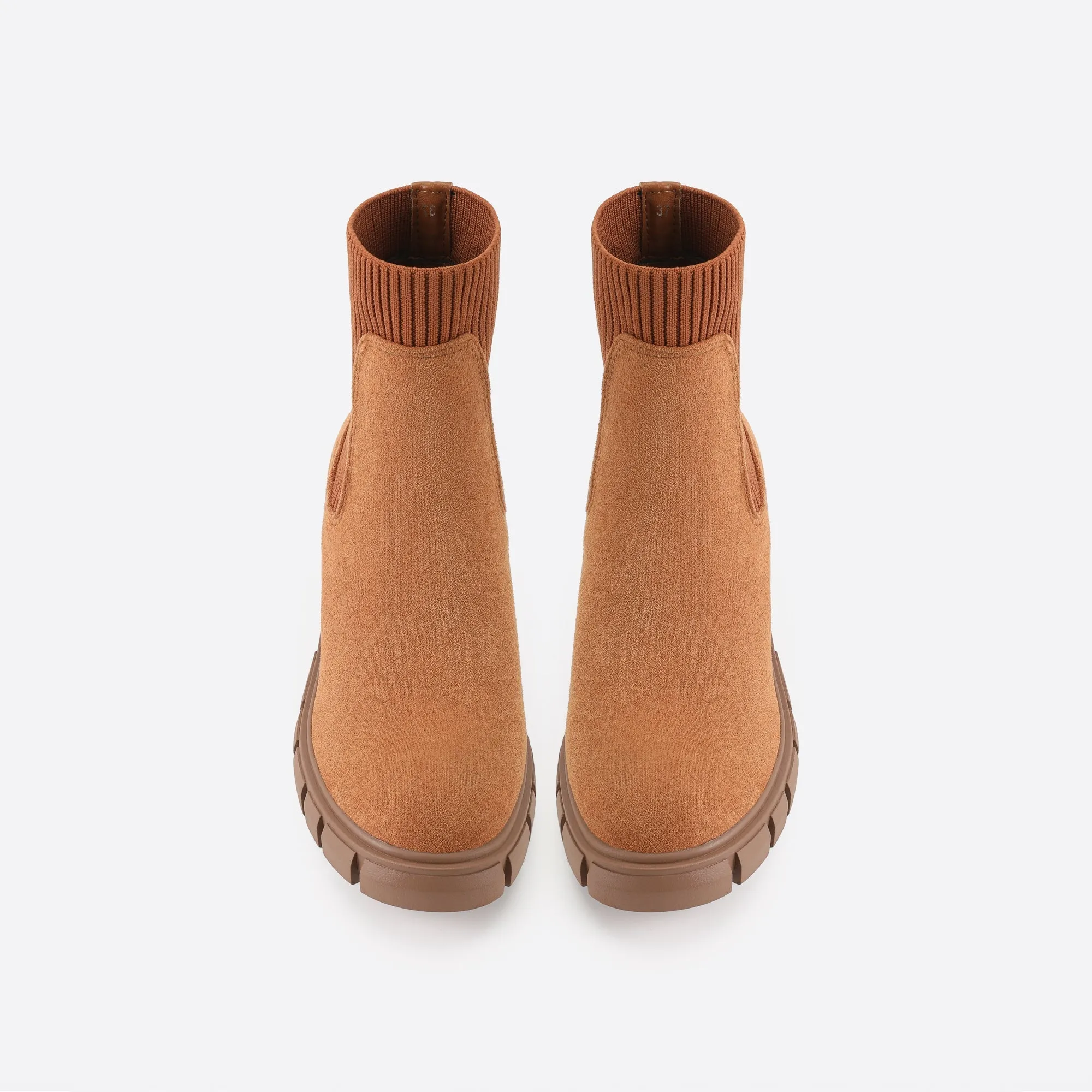 binfenxie- Women British Style Block Martin Boots