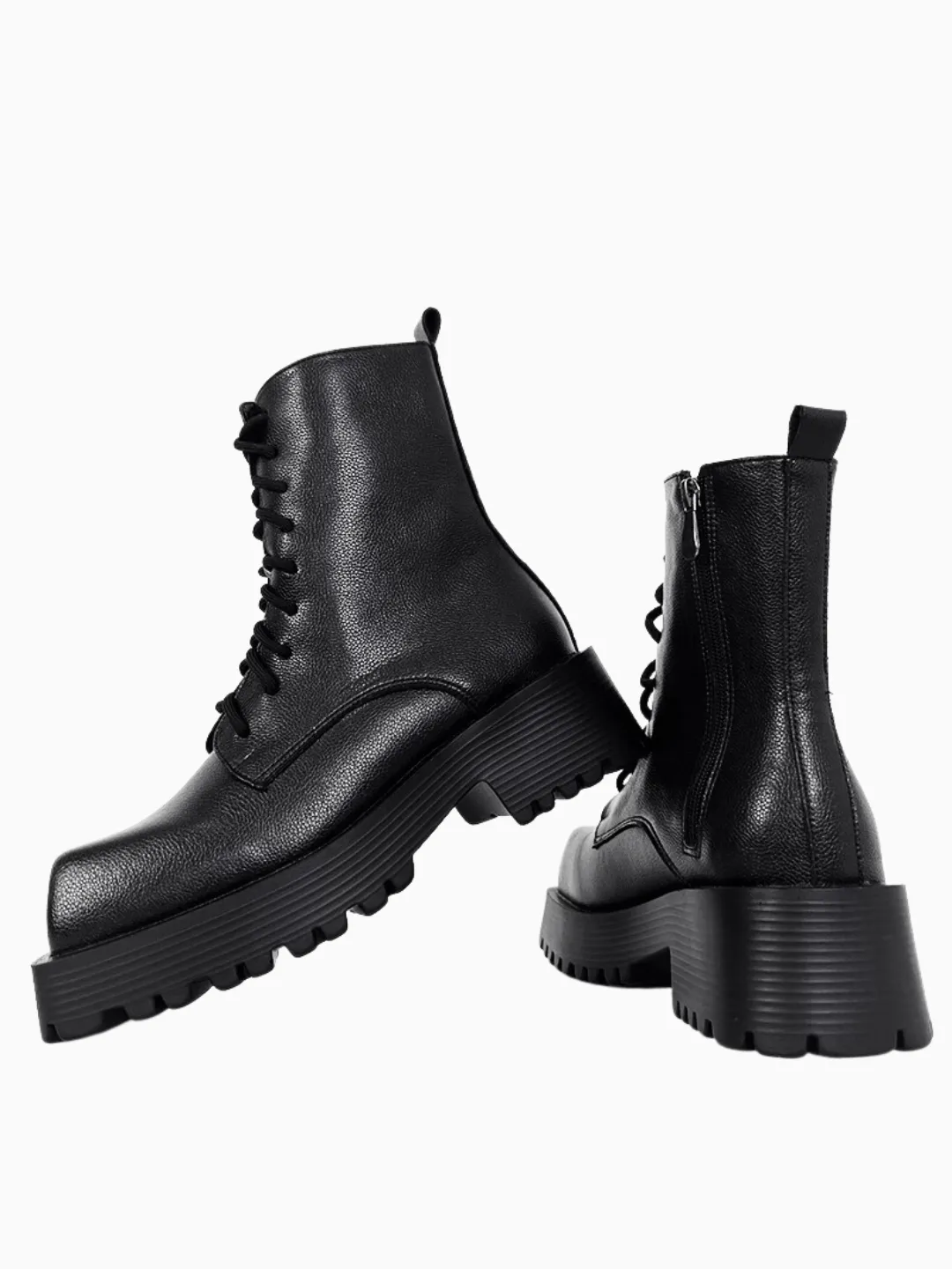 British style Paris square toe Martin boots na769