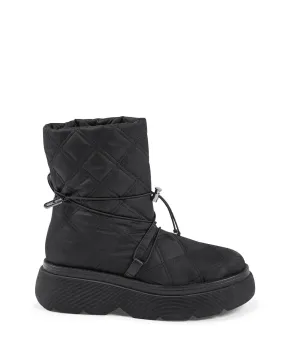 Dee Ocleppo Padded Platform Boots - Black