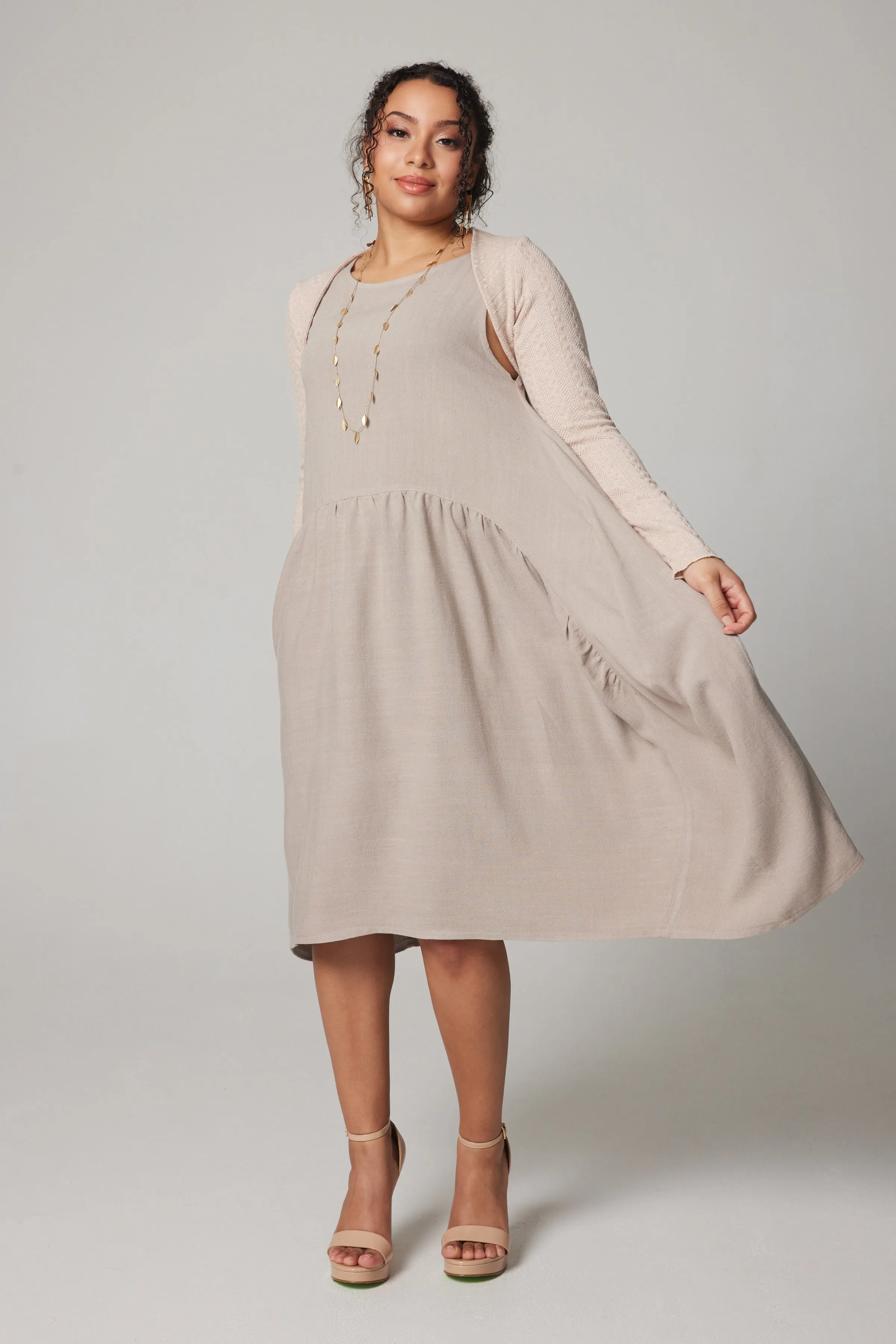Eclipse Dress - Beige