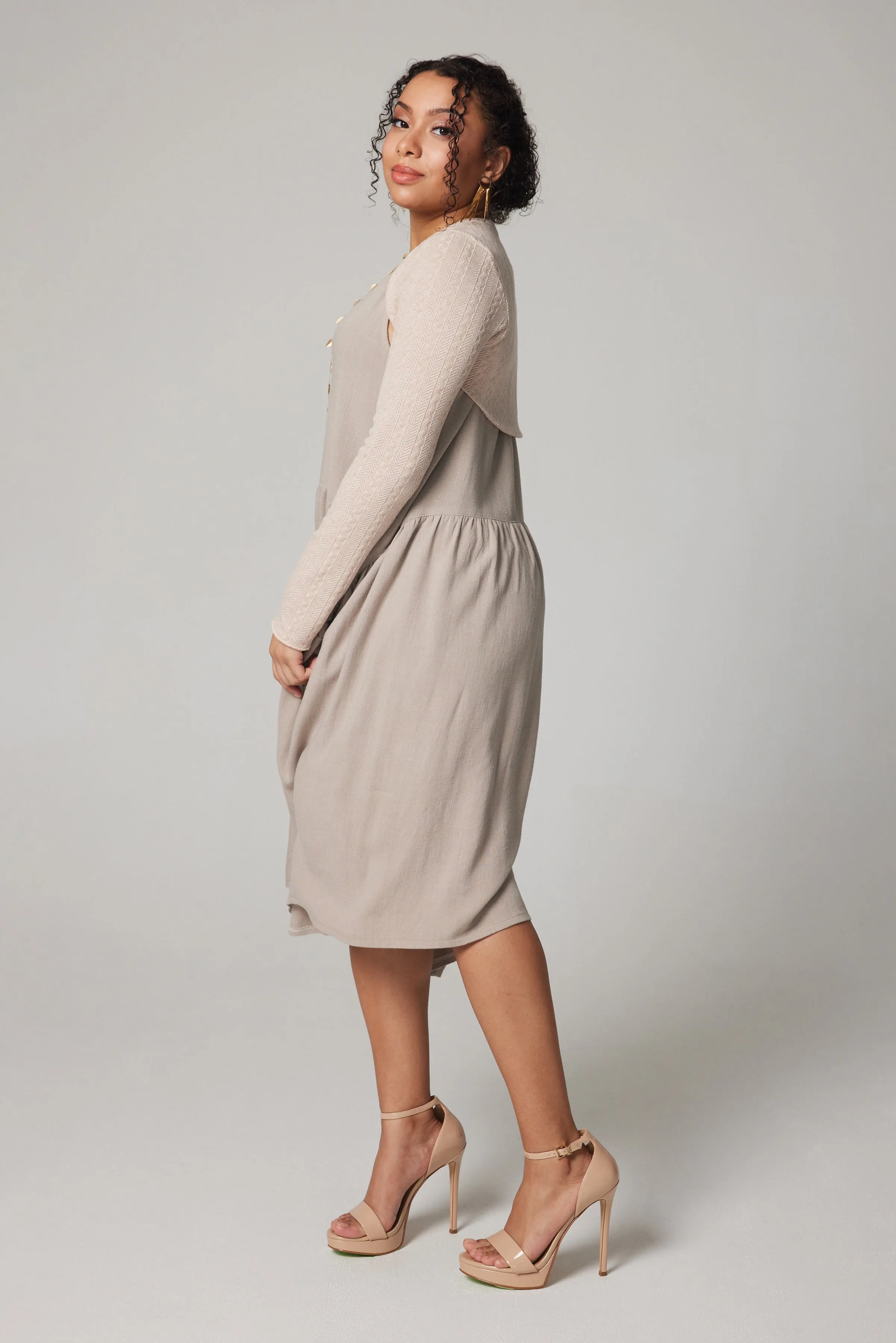 Eclipse Dress - Beige