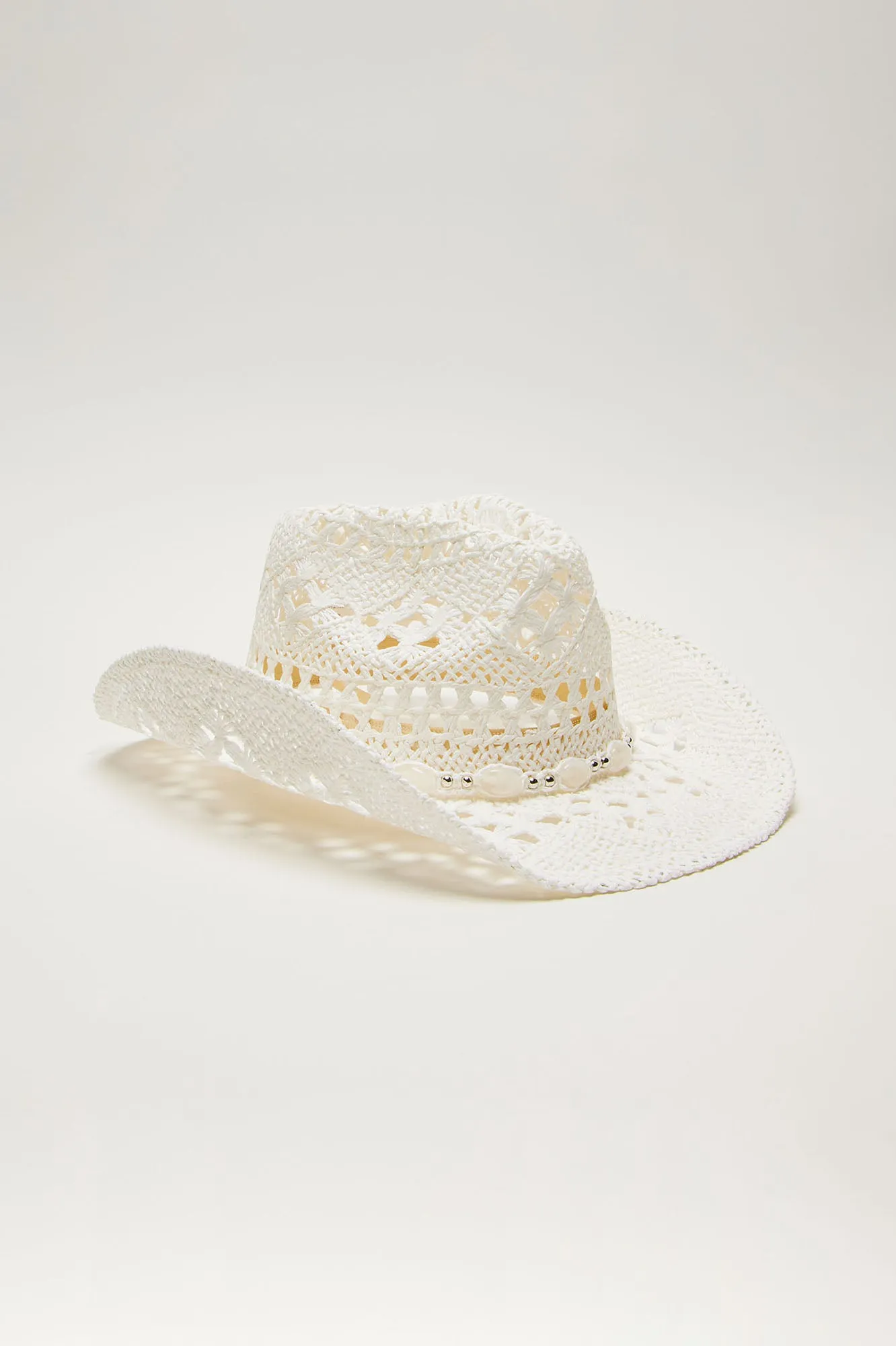 Fantasizing For You Cowboy Hat - White