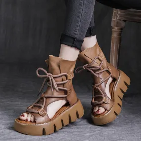 Handmade Pure Leather Orthopedic Martin Boots