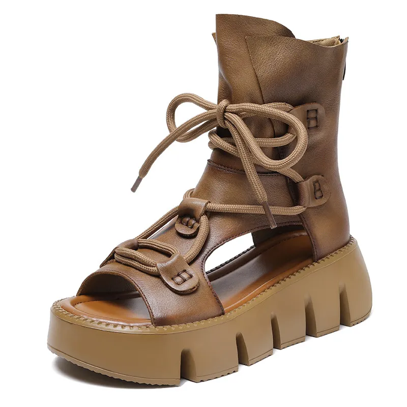 Handmade Pure Leather Orthopedic Martin Boots