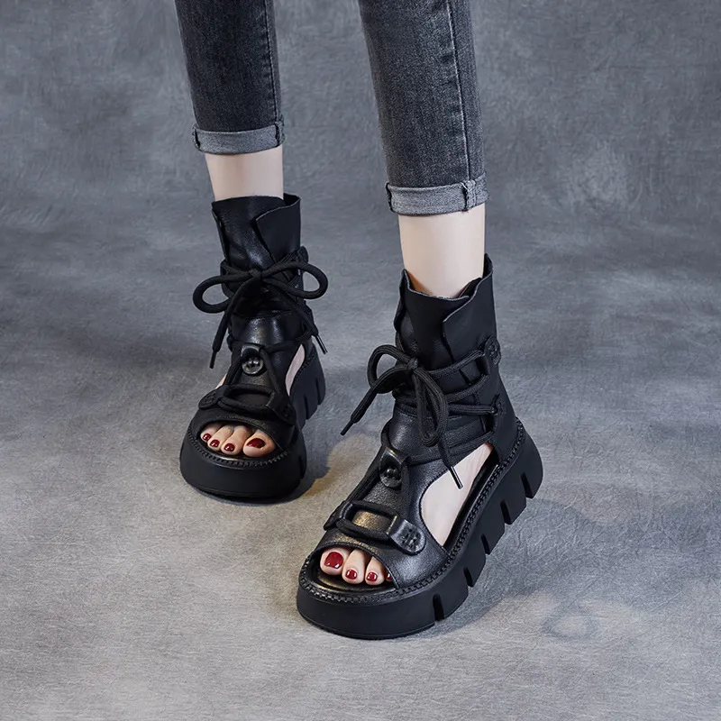 Handmade Pure Leather Orthopedic Martin Boots