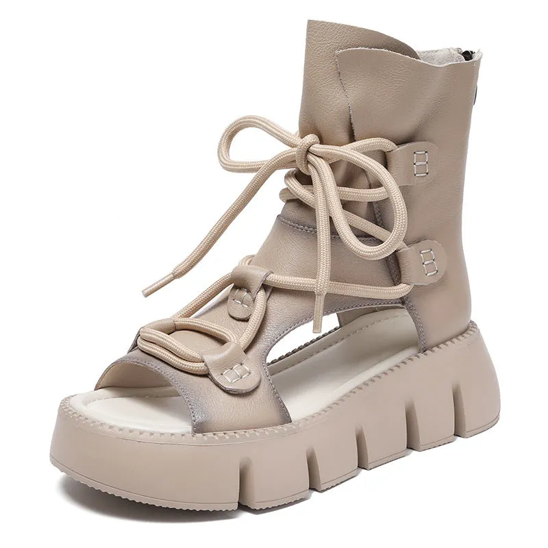 Handmade Pure Leather Orthopedic Martin Boots