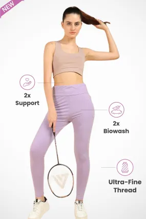 High Waist Lavender Mom Legging