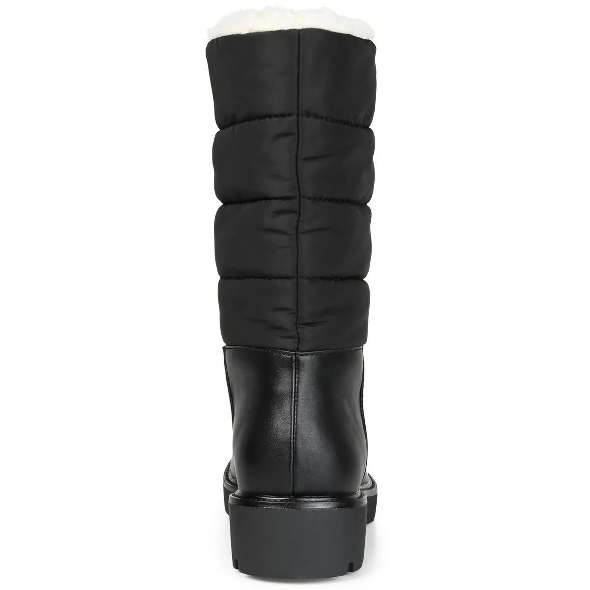 Journee Collection Womens Nadine Patent Cushioned Footbed Winter & Snow Boots