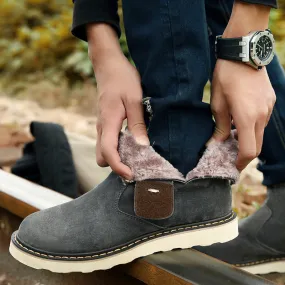 Men's Martin Boots Autumn and Winter Fashion Men's Shoes Leisure Warm