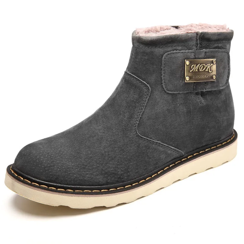 Men's Martin Boots Autumn and Winter Fashion Men's Shoes Leisure Warm