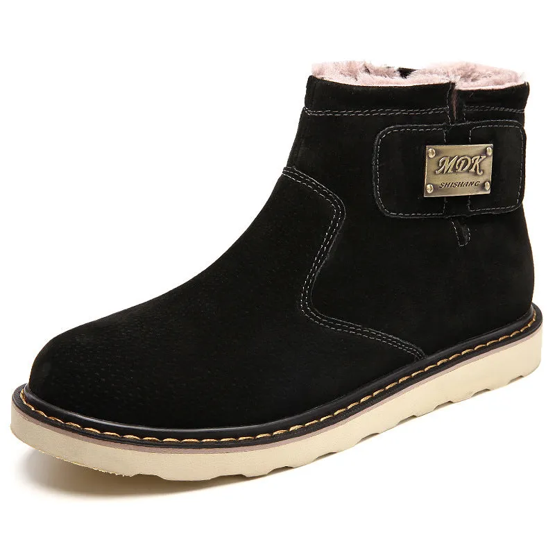 Men's Martin Boots Autumn and Winter Fashion Men's Shoes Leisure Warm