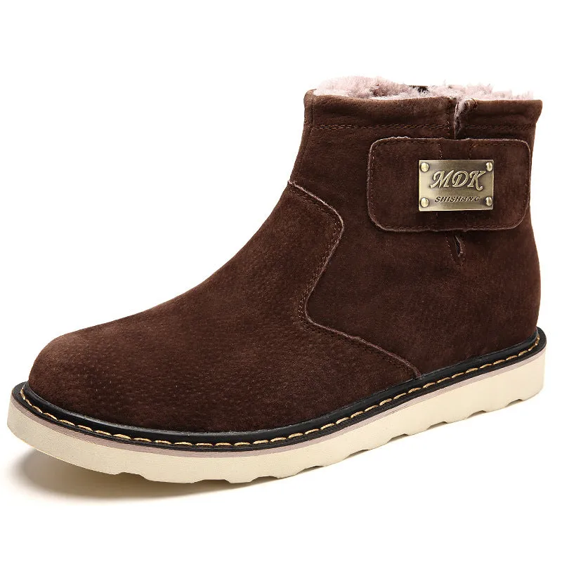 Men's Martin Boots Autumn and Winter Fashion Men's Shoes Leisure Warm