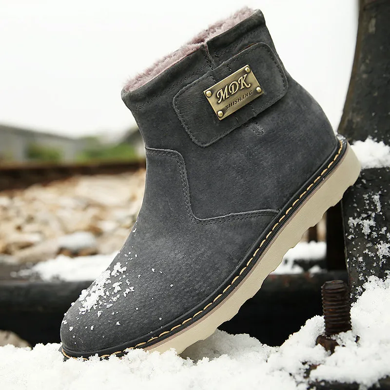 Men's Martin Boots Autumn and Winter Fashion Men's Shoes Leisure Warm